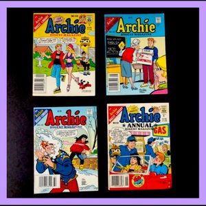 Four Archi Digest Comics early 1990’s